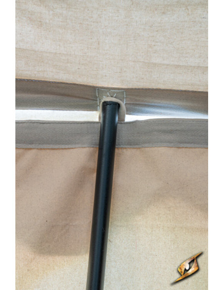 Chapiteau médiéval, noir naturel 5 x...