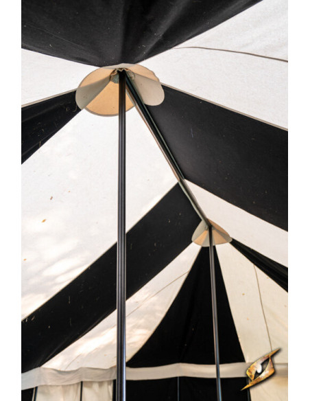 Chapiteau médiéval, noir naturel 5 x...