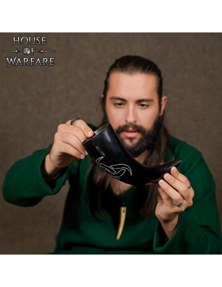 Corne à boire triple corne d'Odin