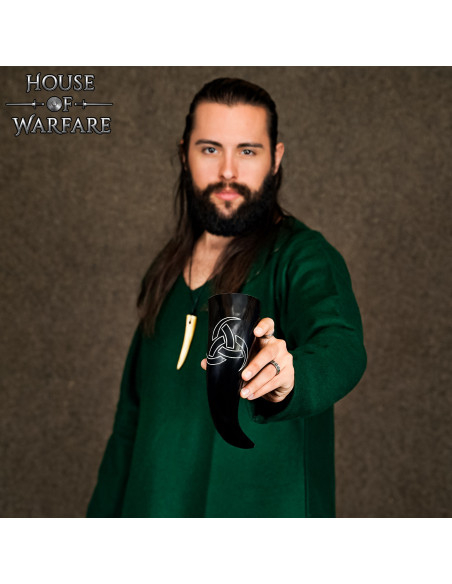 Corne à boire triple corne d'Odin