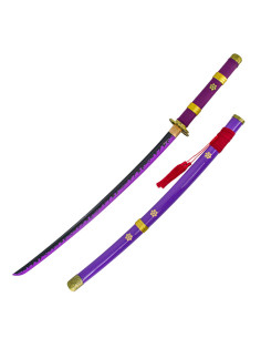 Katana fonctionnel lilas d'Enma de Zoro de One Piece