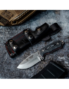 Couteau tactique Cudeman MIni Green Beret, manche Micarta