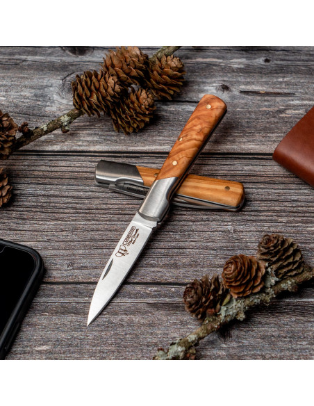 Couteau de poche Cudeman avec manche...