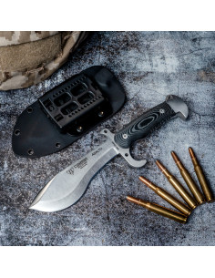 Couteau d'assaut, micarta noir