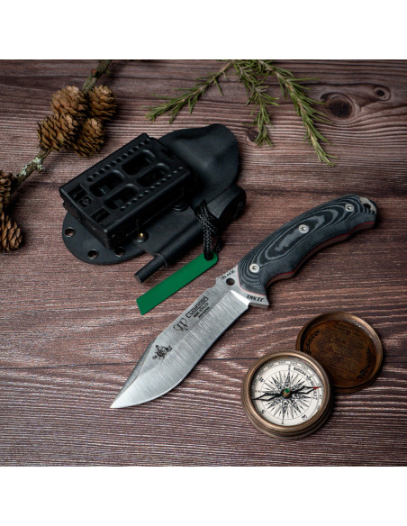 Couteau Cudeman micarta noir Kydex