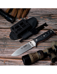 Couteau Cudeman micarta noir