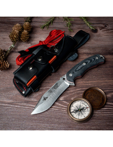 Couteau Bushcraft Cudeman noir JJSK1