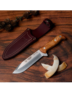 Couteau de chasse manche olive Cudeman