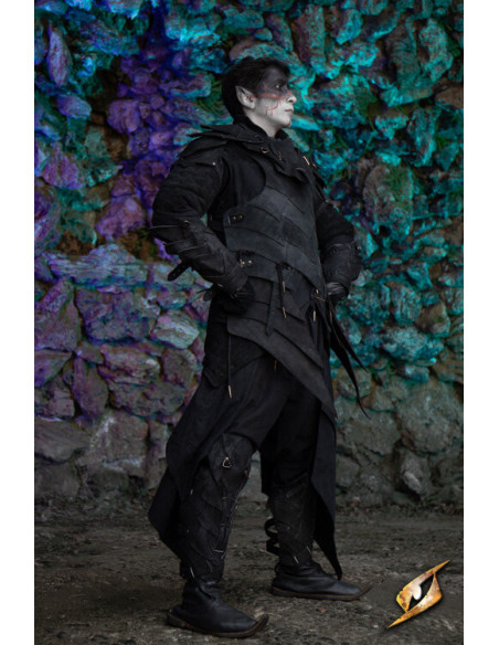 Grèves en cuir Shadow Warrior, noires