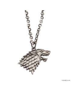 Pendentif blason Stark - Game of Thrones