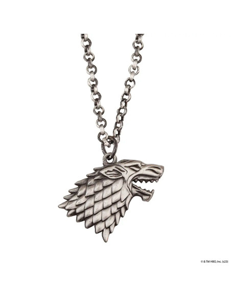 Pendentif blason Stark - Game of Thrones