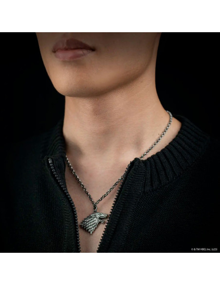 Pendentif blason Stark - Game of Thrones