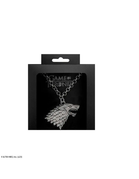 Pendentif blason Stark - Game of Thrones