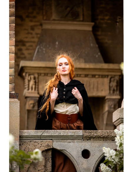 Cape médiévale courte pour dames,...