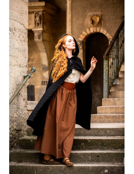 Cape médiévale courte pour dame,...