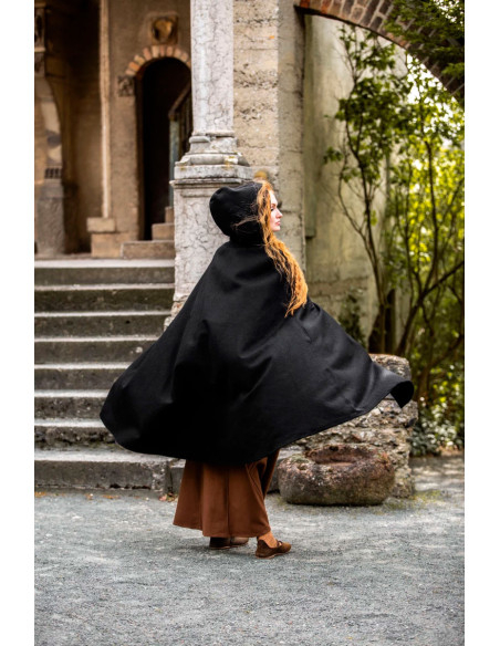 Cape médiévale courte pour dame,...