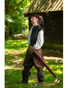 Gaine d'épée pour ceintures marron (94 cm.)