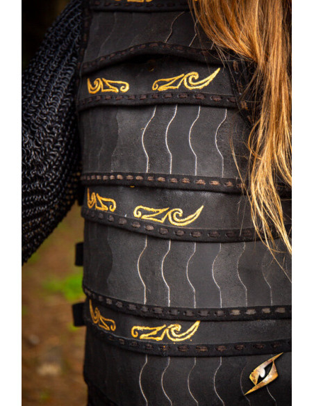 Armure lamellaire celtique en cuir...