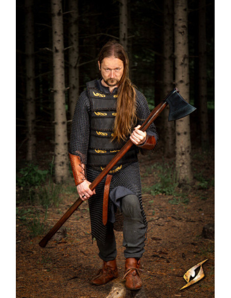 Armure lamellaire celtique en cuir...