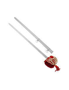 Épée de panier écossaise avec fourreau (100,5 cm.)