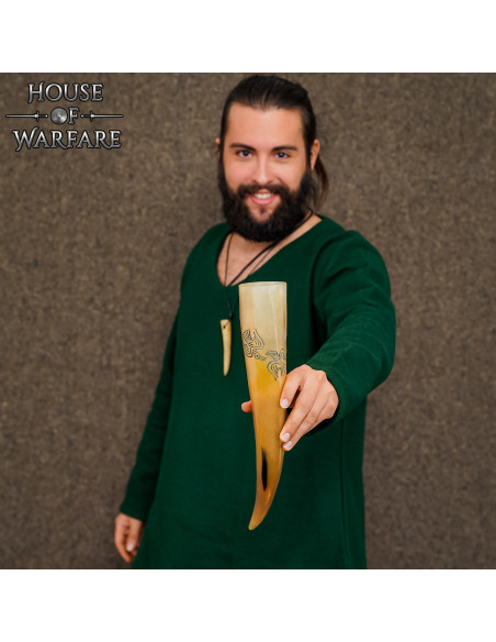 Corne à boire naturelle Odin's Ravens...