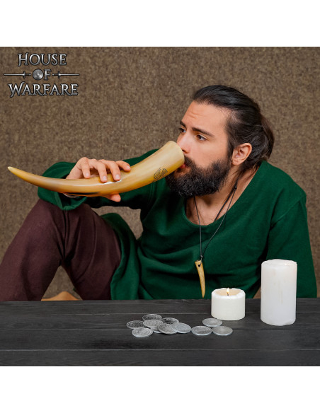 Corne à boire naturelle Odin's Ravens...