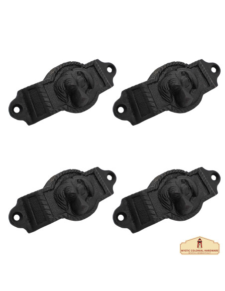Pack de 4 poignées médiévales en fer...