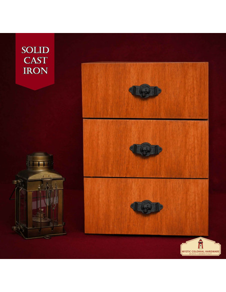 Pack de 4 poignées médiévales en fer...