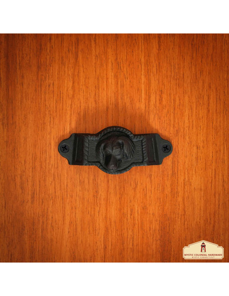 Pack de 4 poignées médiévales en fer...