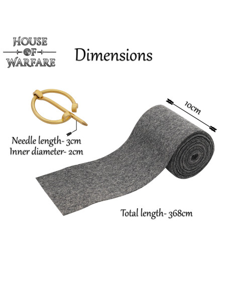 Winingas tressées vikings en laine...