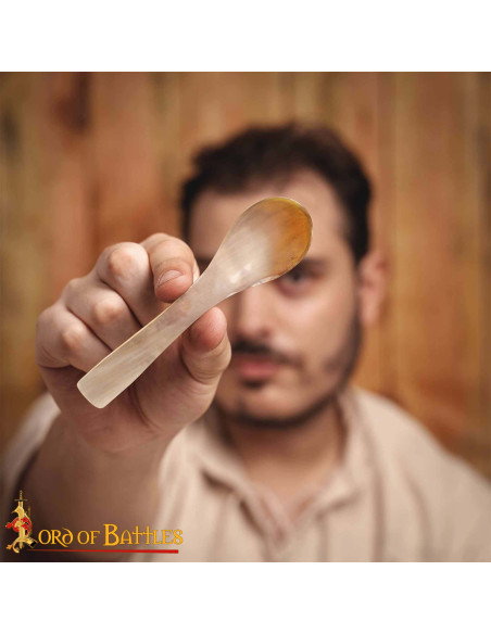 Ensemble de 2 cuillères en corne...