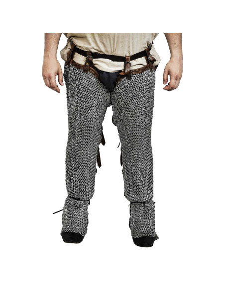 Pieds en cotte de maille en acier...