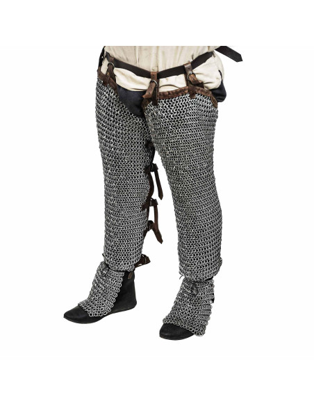 Pieds en cotte de maille en acier...