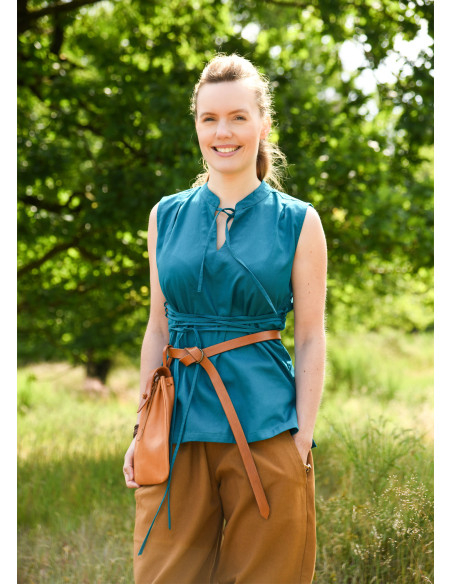 Blouse médiévale modèle Levke en...