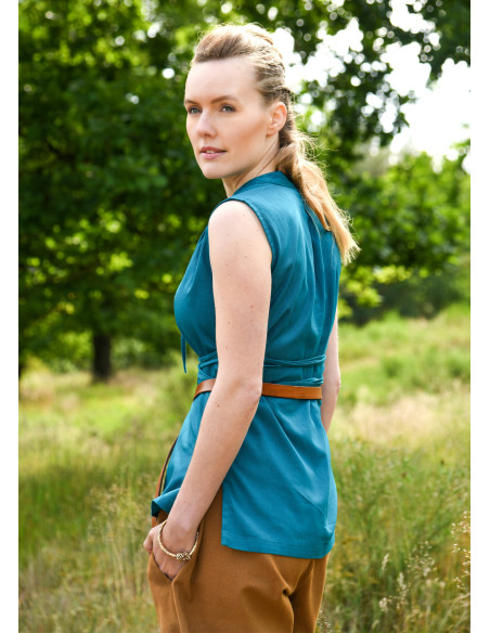 Blouse médiévale modèle Levke en...