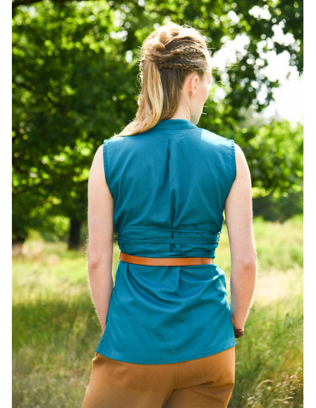 Blouse médiévale modèle Levke en...