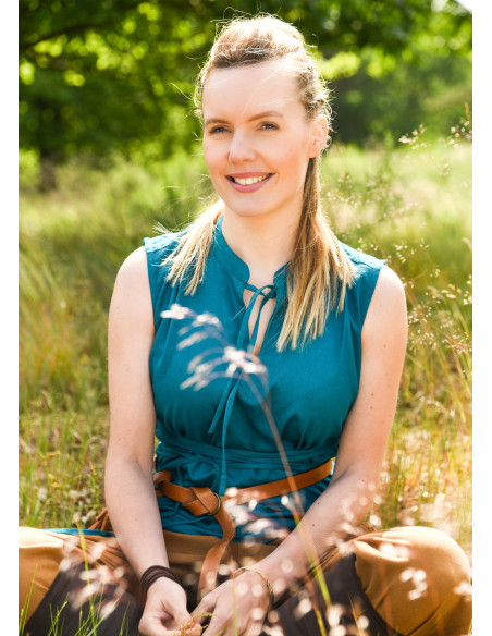 Blouse médiévale modèle Levke en...