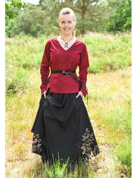 Blouse médiévale modèle Aila en...
