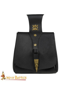 Sac banane Cortesano del Rey en cuir noir