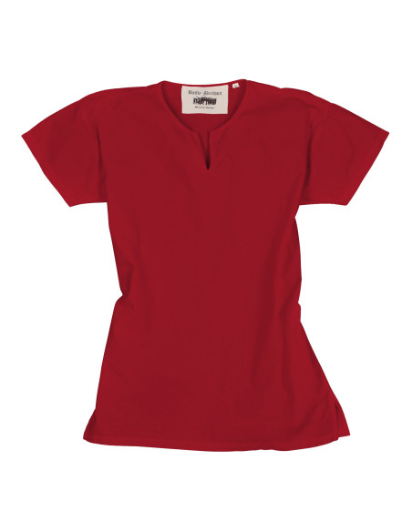 Tunique médiévale à manches courtes...