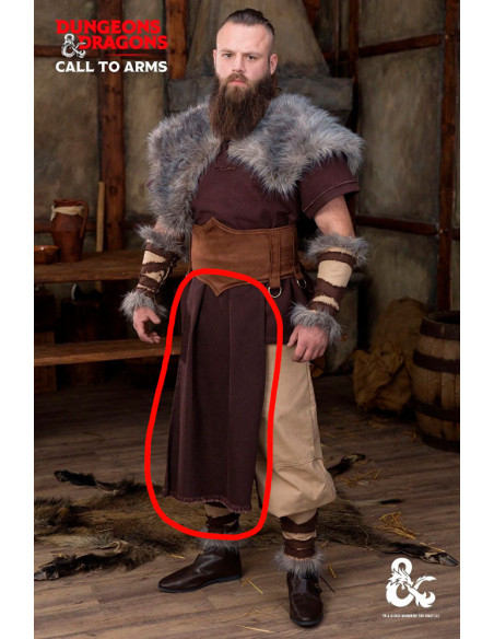 Donjons et Dragons Pagne barbare, marron