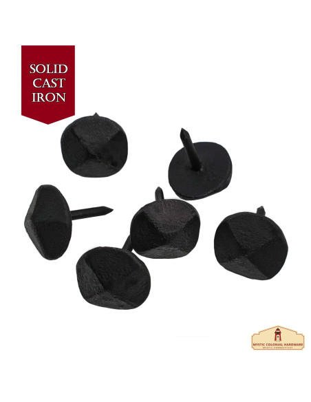 Lot de 6 clous en fer forgé finition...