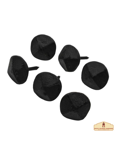 Lot de 6 clous en fer forgé finition...