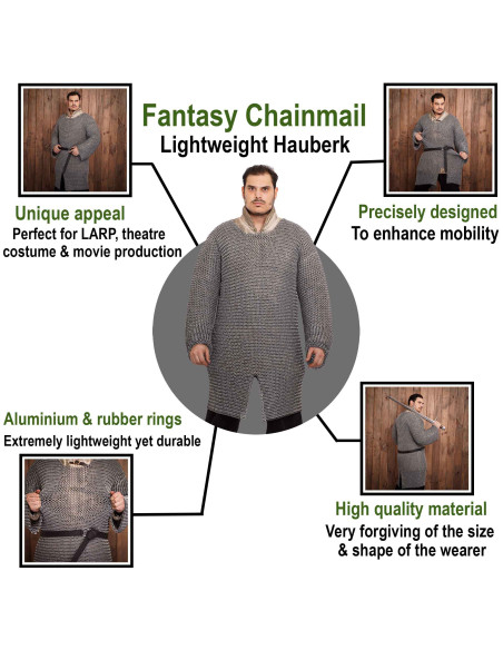 Anneaux en aluminium pour cotte de...