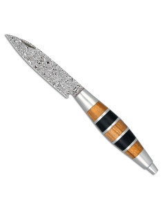 Couteau de campagne de marque Albainox avec lame damas...