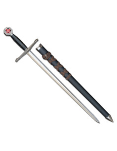 Épée décorative avec fourreau modèle Croix des Templiers,...