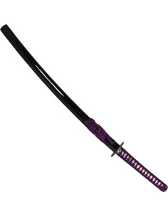 Motif Katana Samurai Damas violet, 8000 couches
