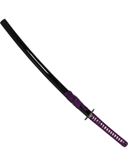 Motif Katana Samurai Damas violet,...