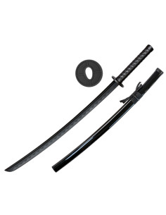 Katana en fibre pour l'entraînement, couleur noire (41,70...