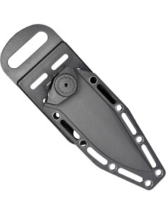 Couteau outdoor dos dentelé, gaine ABS (23,5 cm.) 2